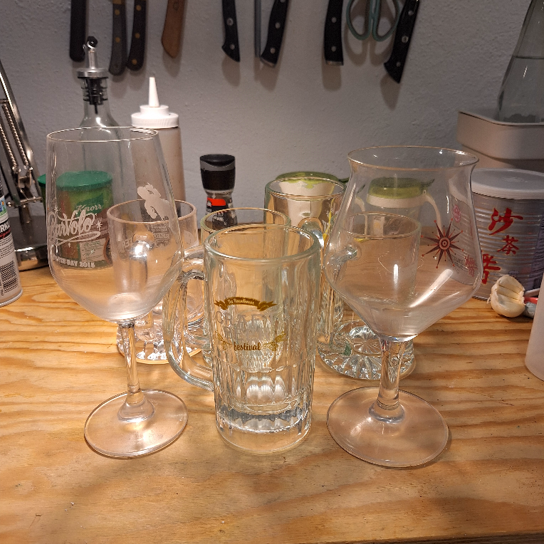 Glasses beer wine #freecycle - photo 3