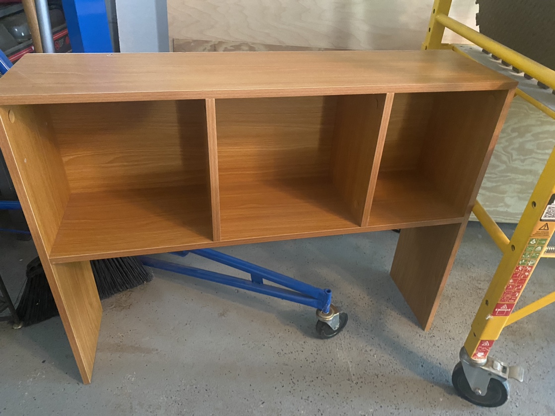College desk hutch