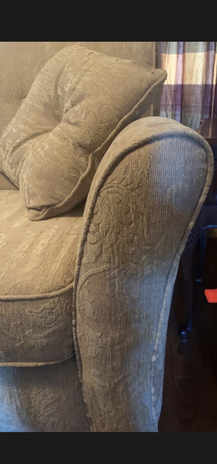 Beige loveseat - photo 5