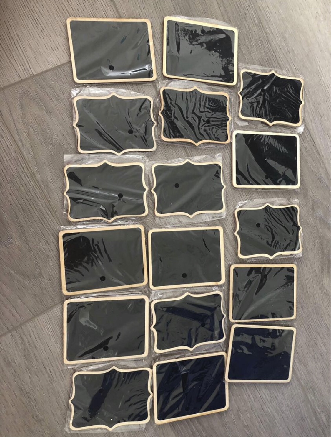Mini Wooden Chalkboards with Stands thumbnail