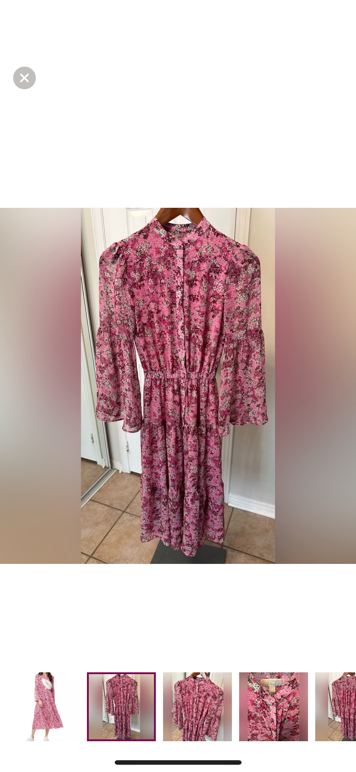 MICHAEL Michael Kors Enchanted Bloom Midi Dress size 00 - photo 2
