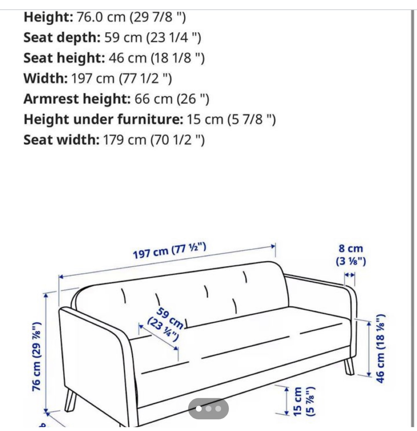 Slightly used sofa - photo 2