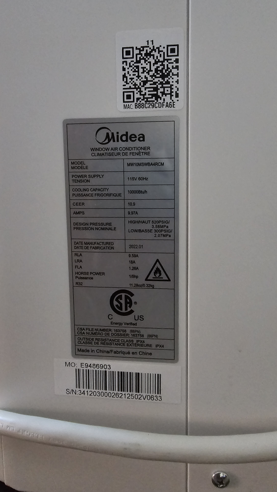 Midea 10000 BTU Air conditioner - photo 4