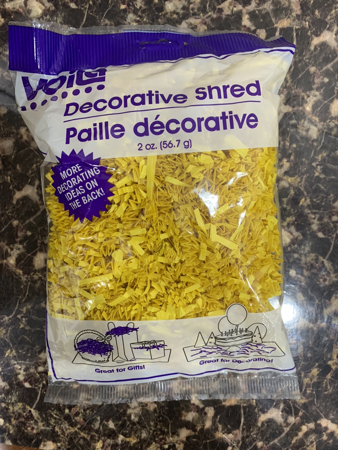 Yellow Decorative Shred #freecycle - photo 2
