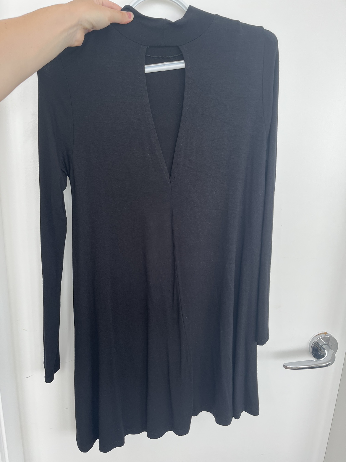 Black long sleeve dress #freecycle
