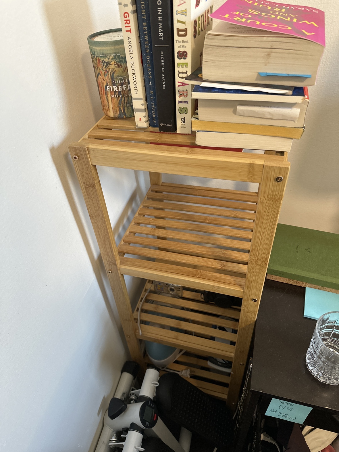 Solid wood shelf