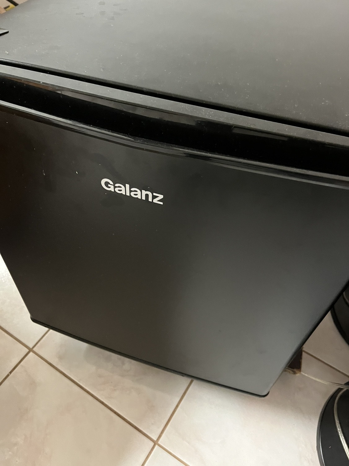 mini fridge with freezer section
