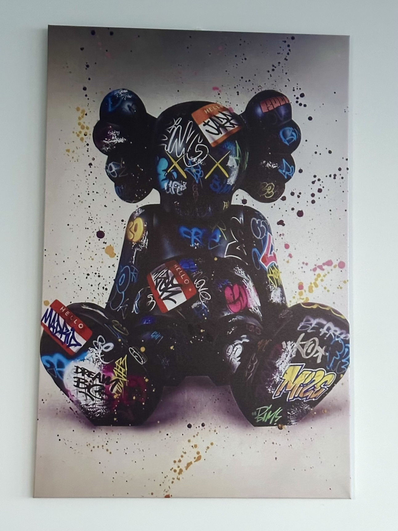 Kaws wall art