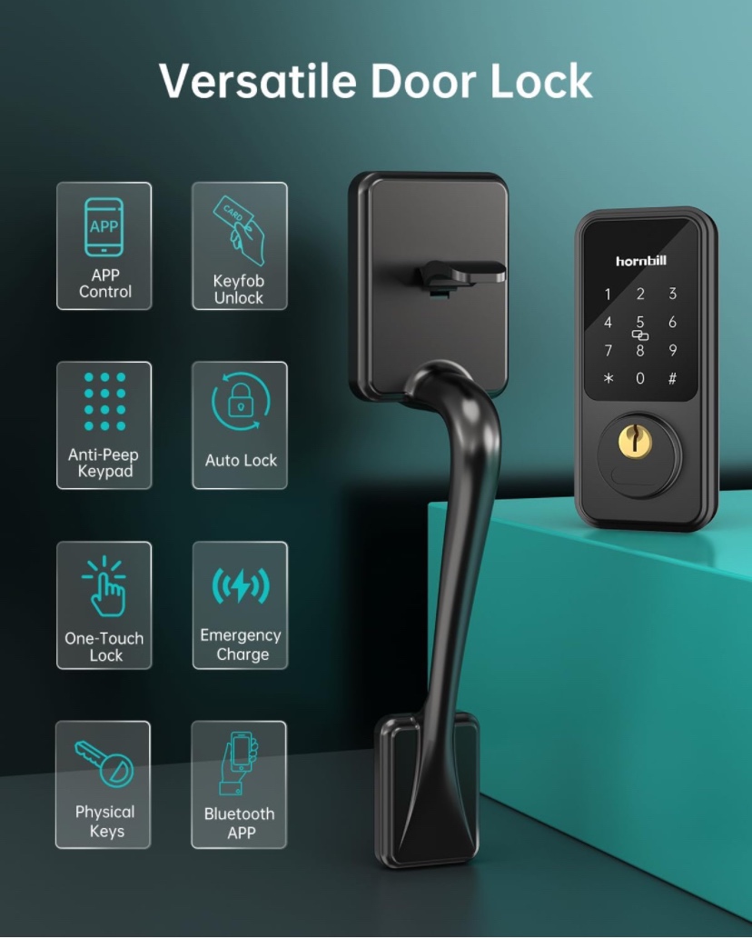 Hornbill Smart Front Door Lock Set - photo 2