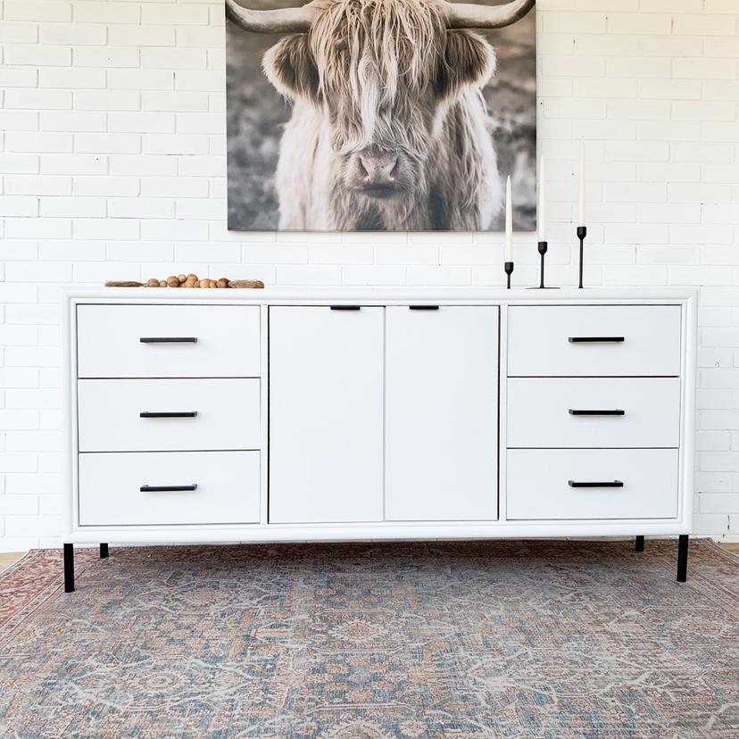 Refinished 9 drawer dresser