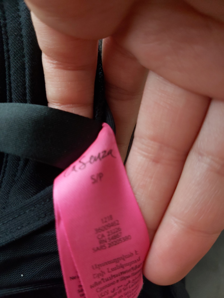 LASENZA black sexy crop top / sports bra, size small (S) image indicator(5)