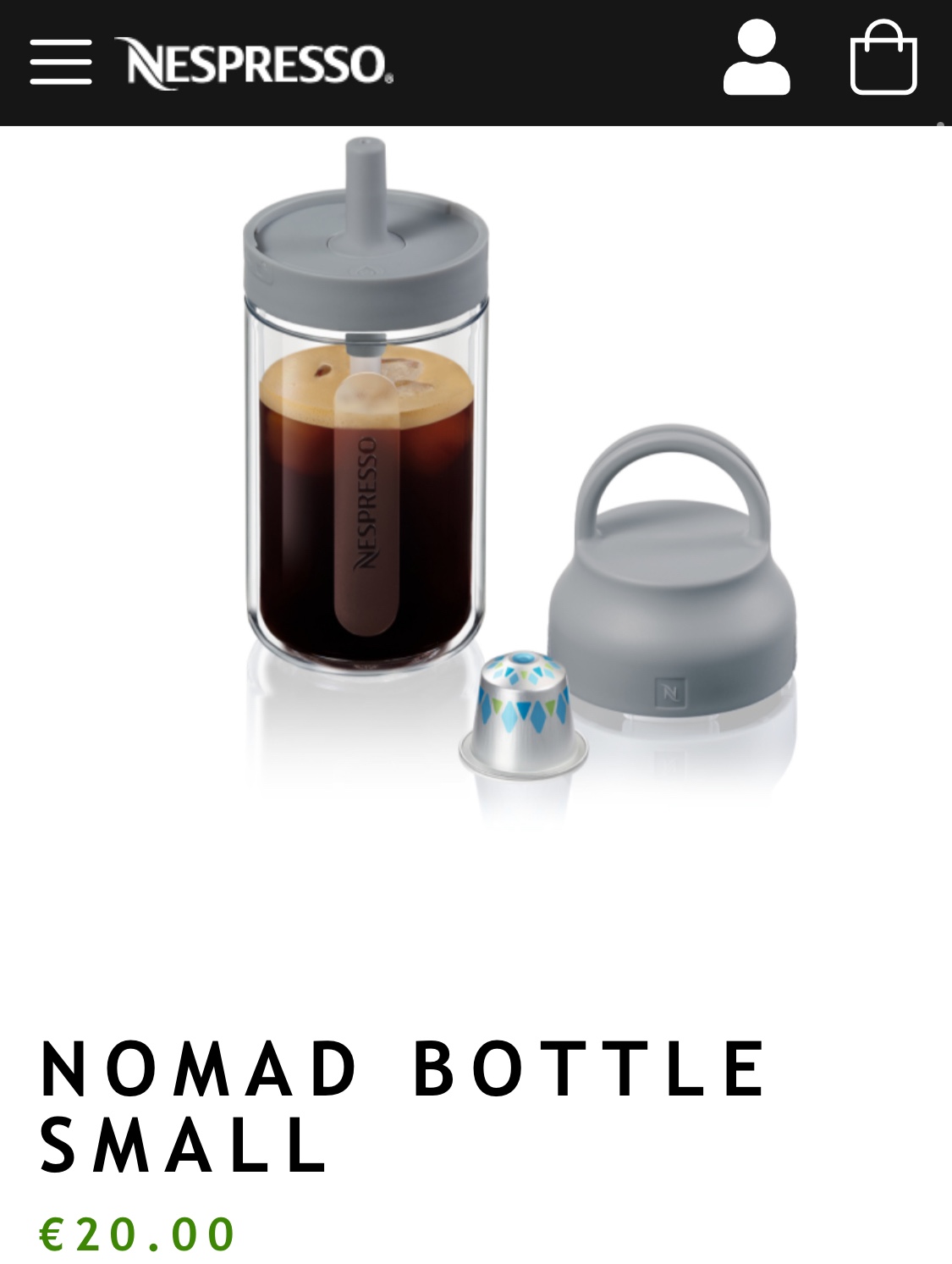 Nespresso nomad small bottle - photo 3