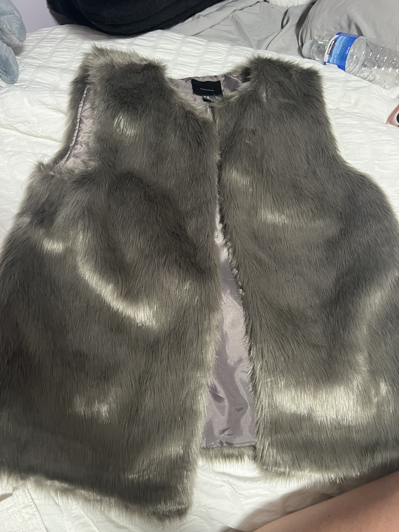 Faux fur fashion vest