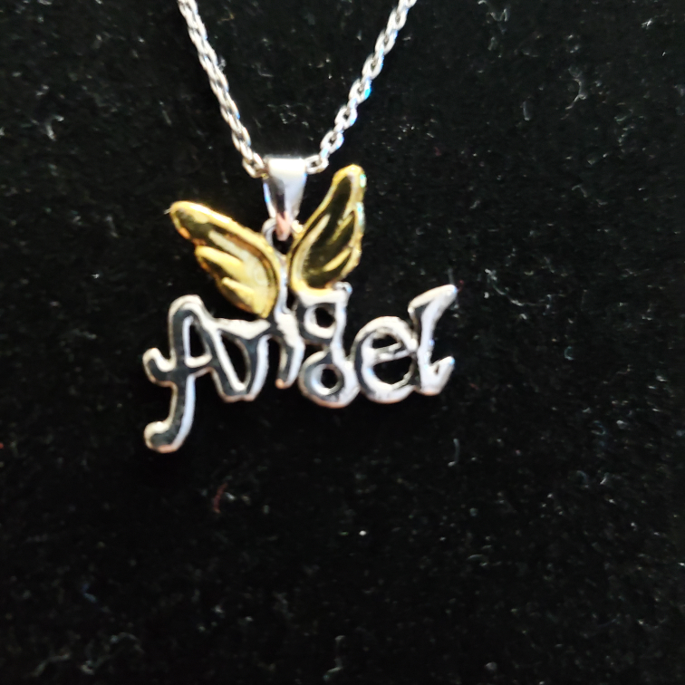 Silver Angel Necklace thumbnail