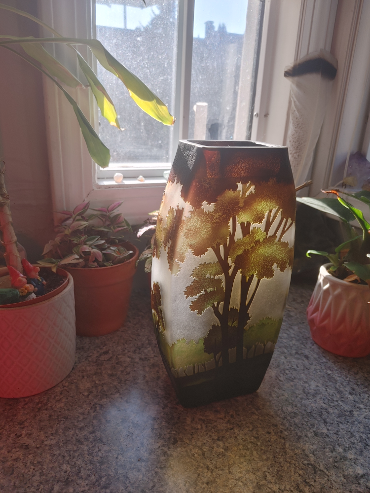 1960s french studio art glass