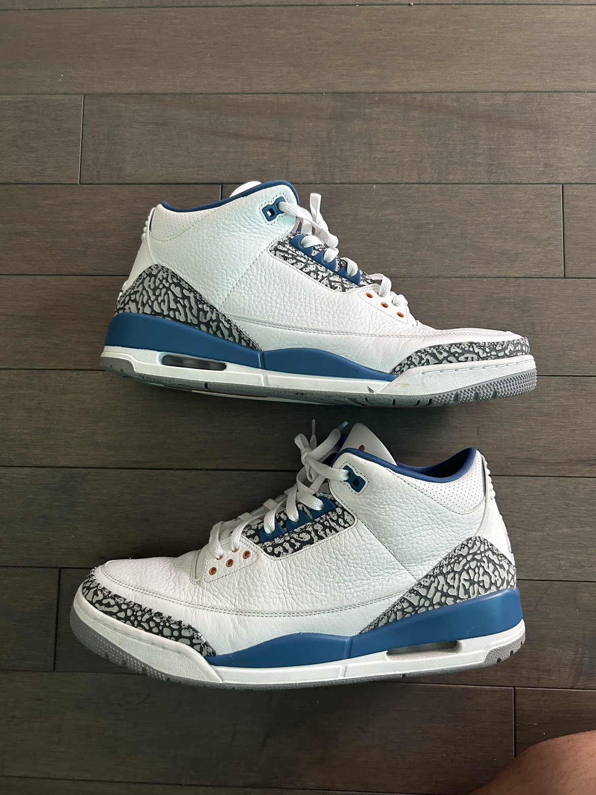 Jordan 3 Retro “Washington Wizards” - Size 13 Authentic - photo 2