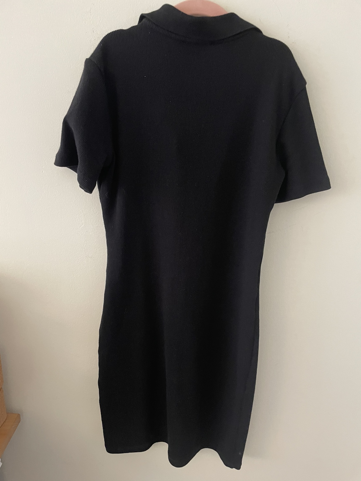 Black mini polo dress - photo 3