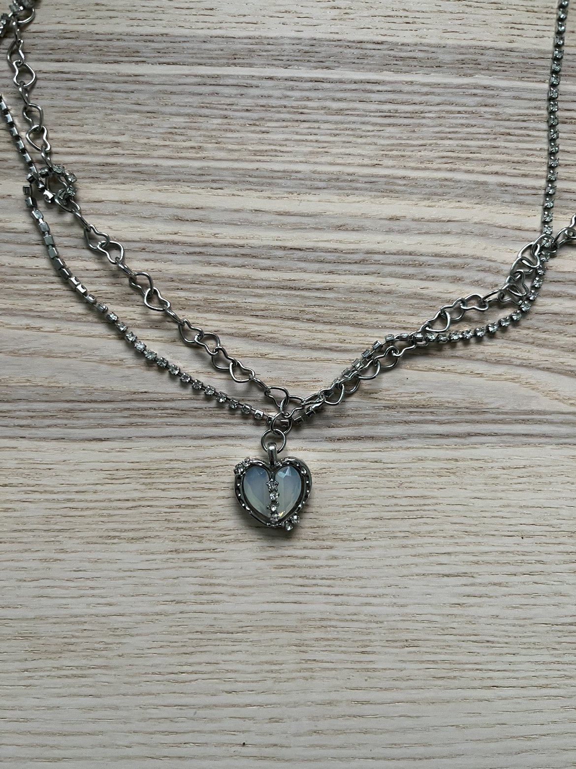gem heart charm necklace - photo 2
