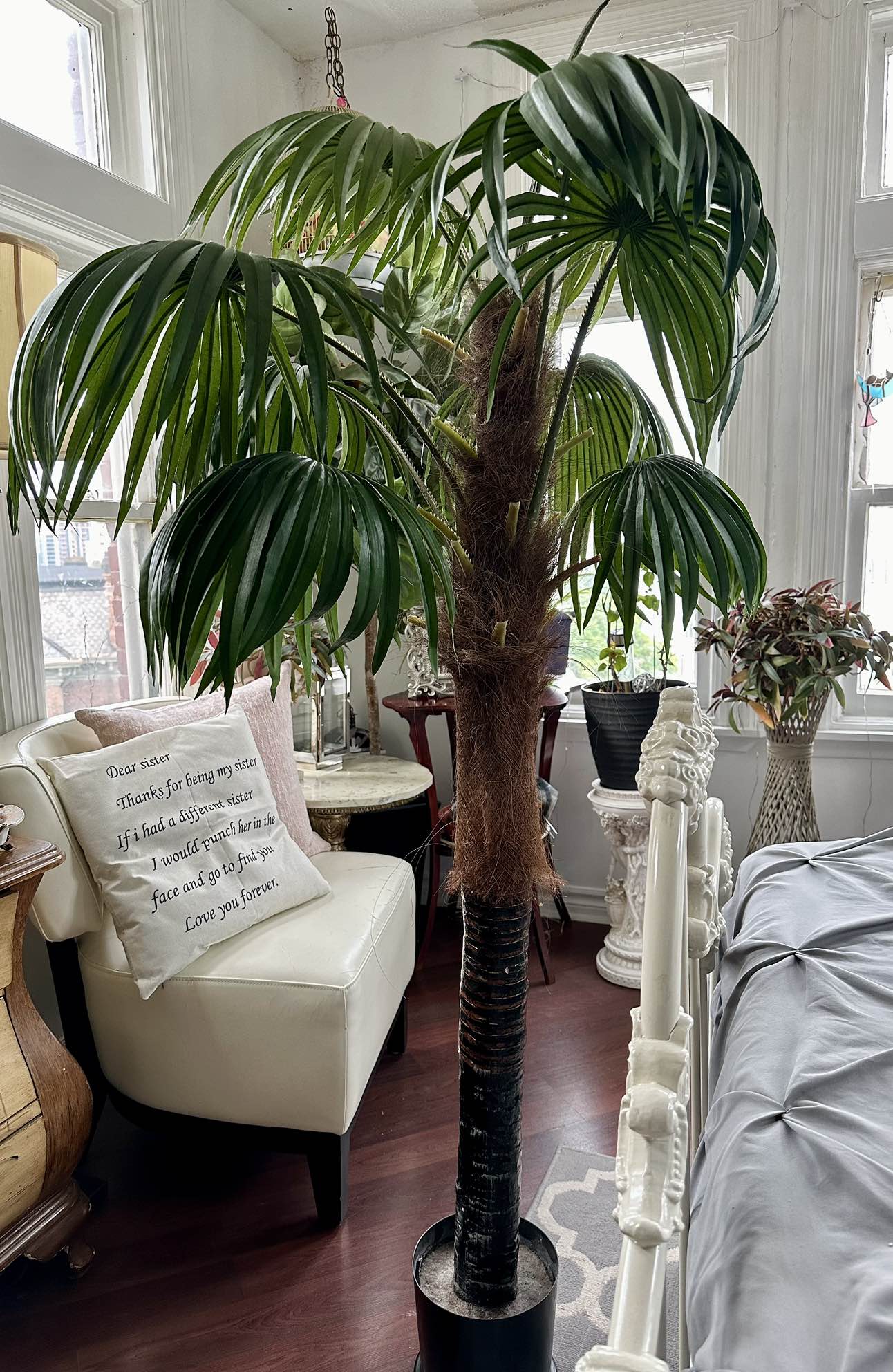 Realistic Faux Palm Tree - 5ft+ Tall thumbnail
