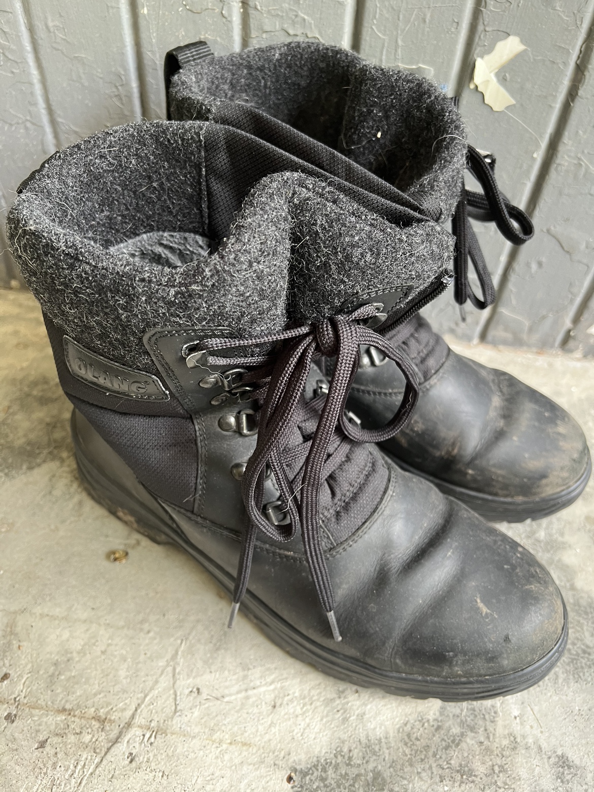 Olang winter boots with crampons