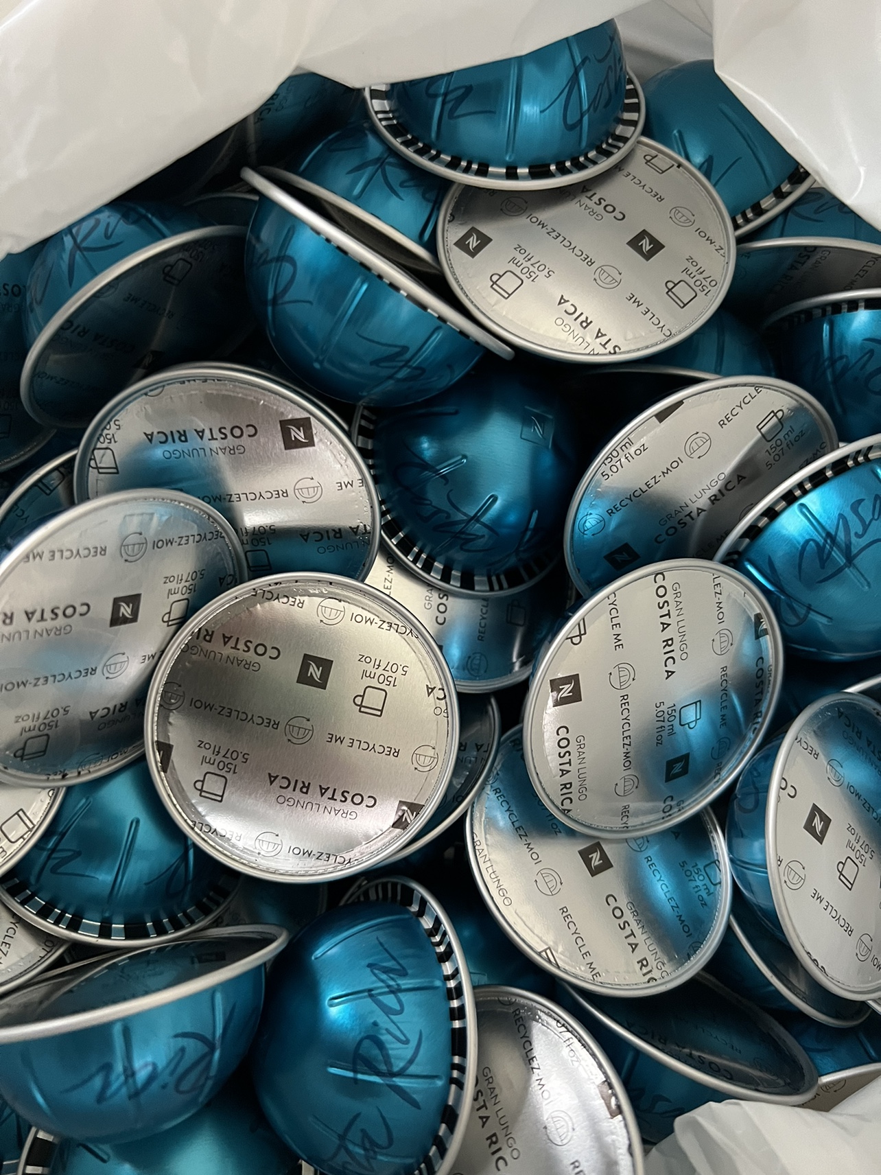 Nespresso Fortado & Costa Rica vertuo pods 100 pods
