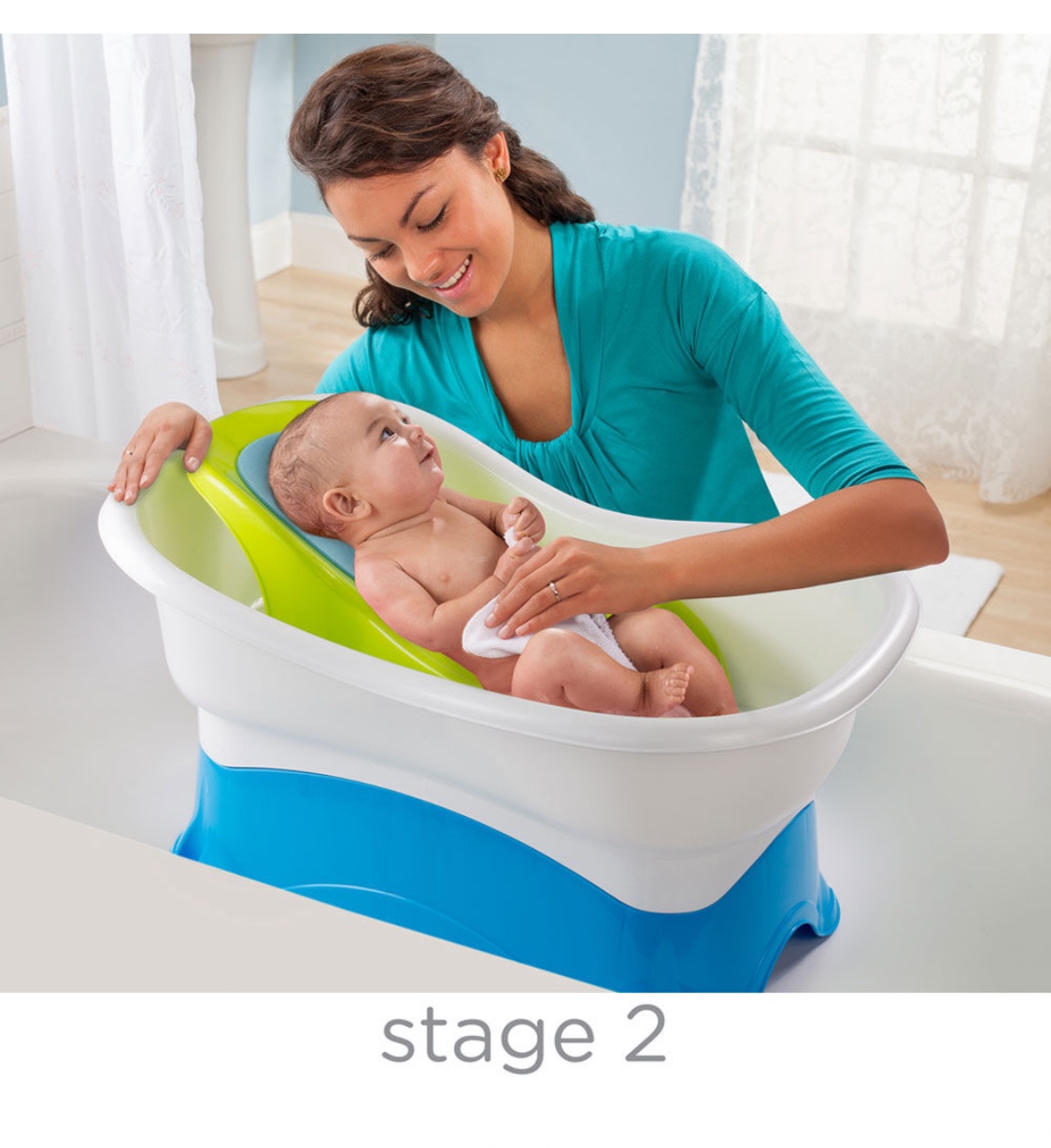 Slightly used infant right height bath center tub - photo 3