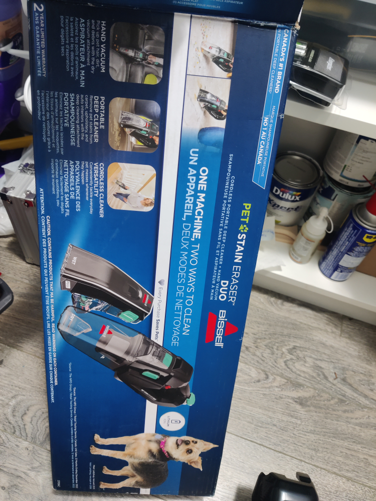Bissell Pet stain eraser duo - vacuum cleaner