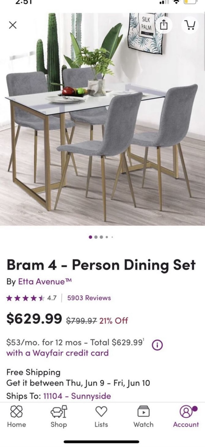 Dining table ONLY