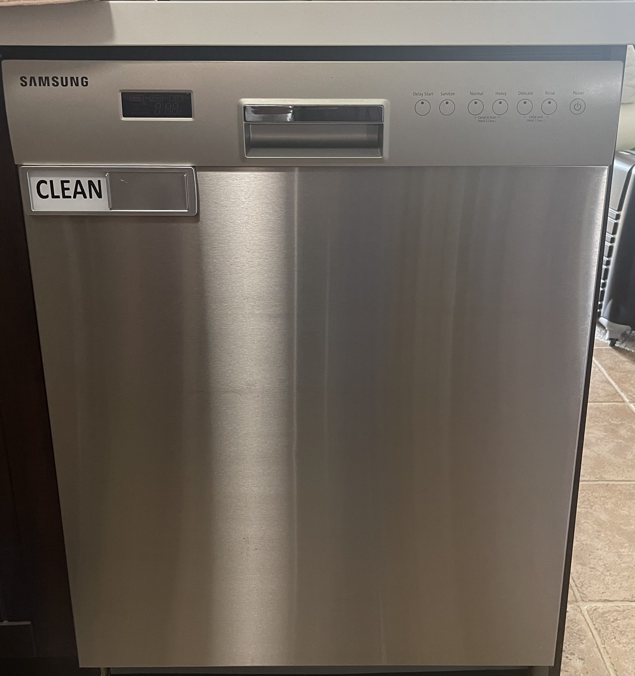 Stainless steel Samsung dishwasher!