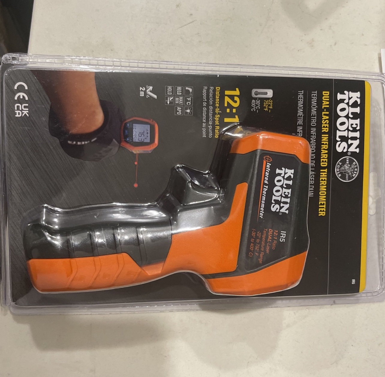 Klein Tools IR5 Dual Laser Infrared Thermometer