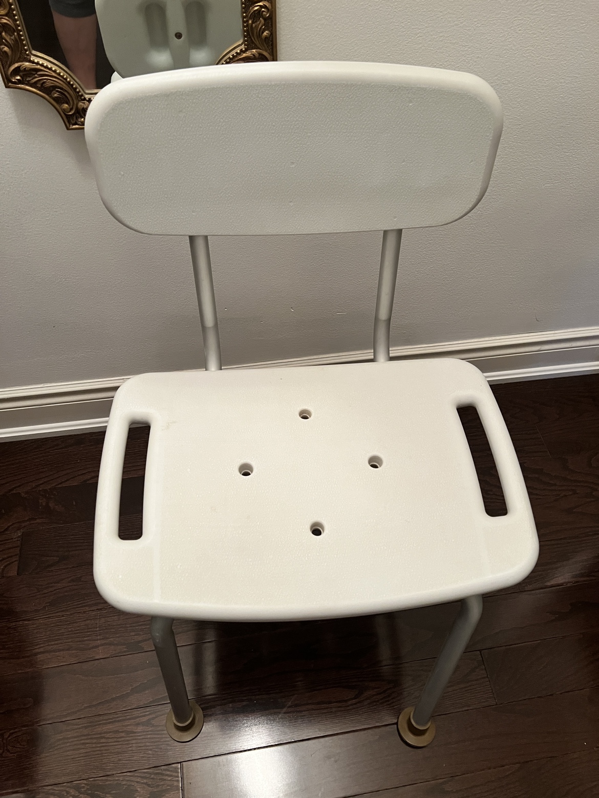 Lumex 7920 shower/bath chair with backrest