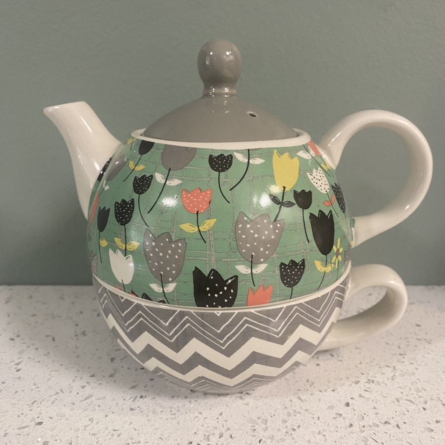 Bloom Nesting Tea Pot /Mug by Amylee Weeks. thumbnail