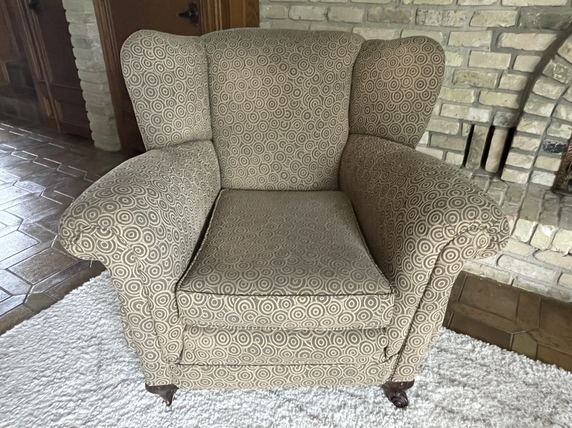 Vintage/Antique Upholstered Armchair