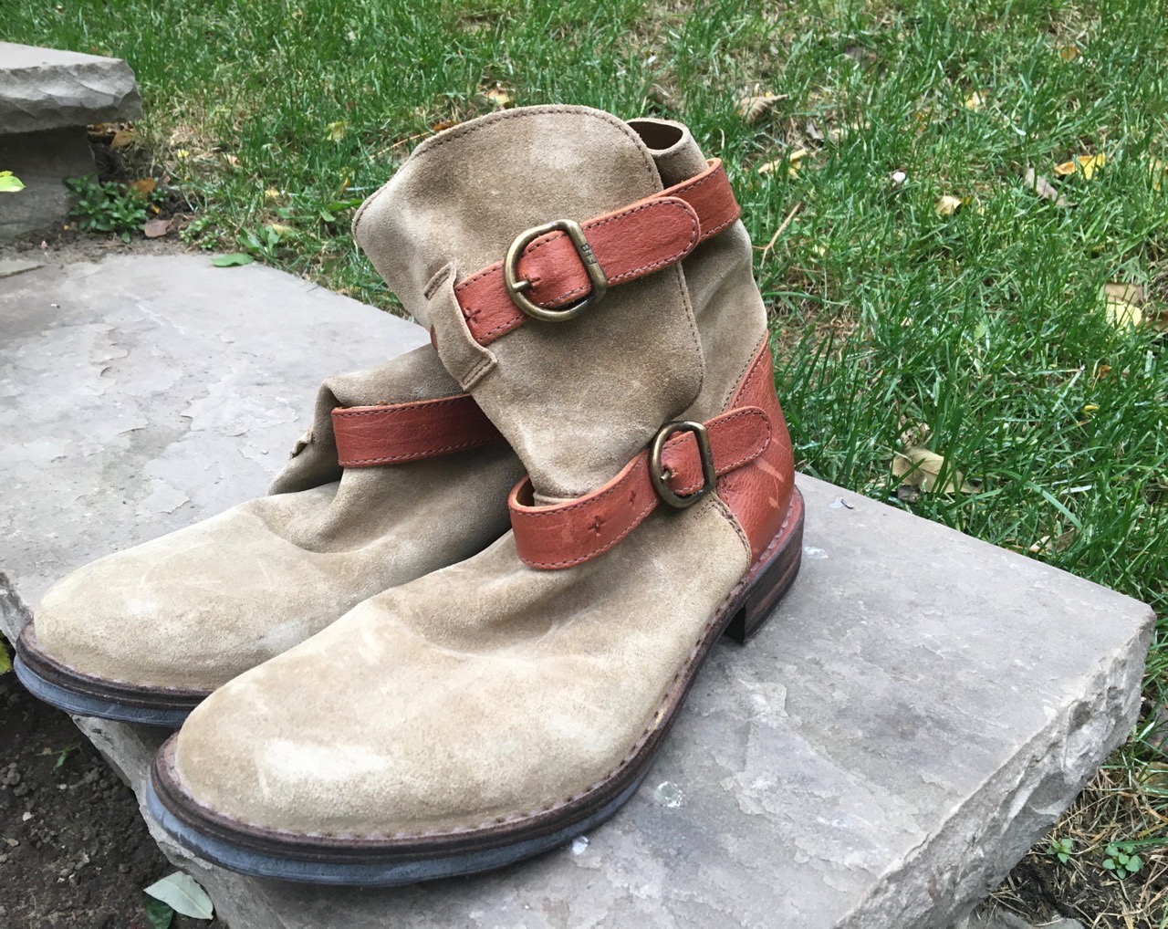 Florentini + Baker Brown Cream Boot