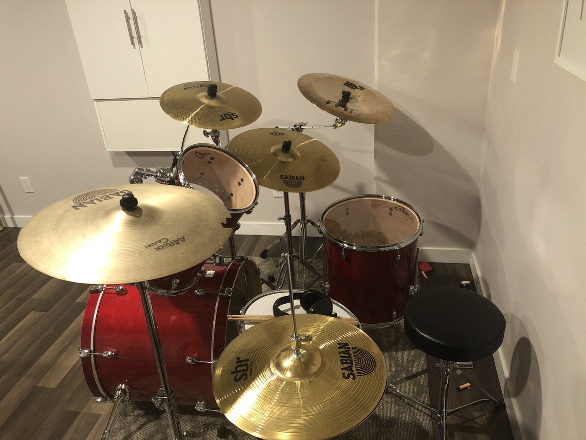 Pearl export drum kit