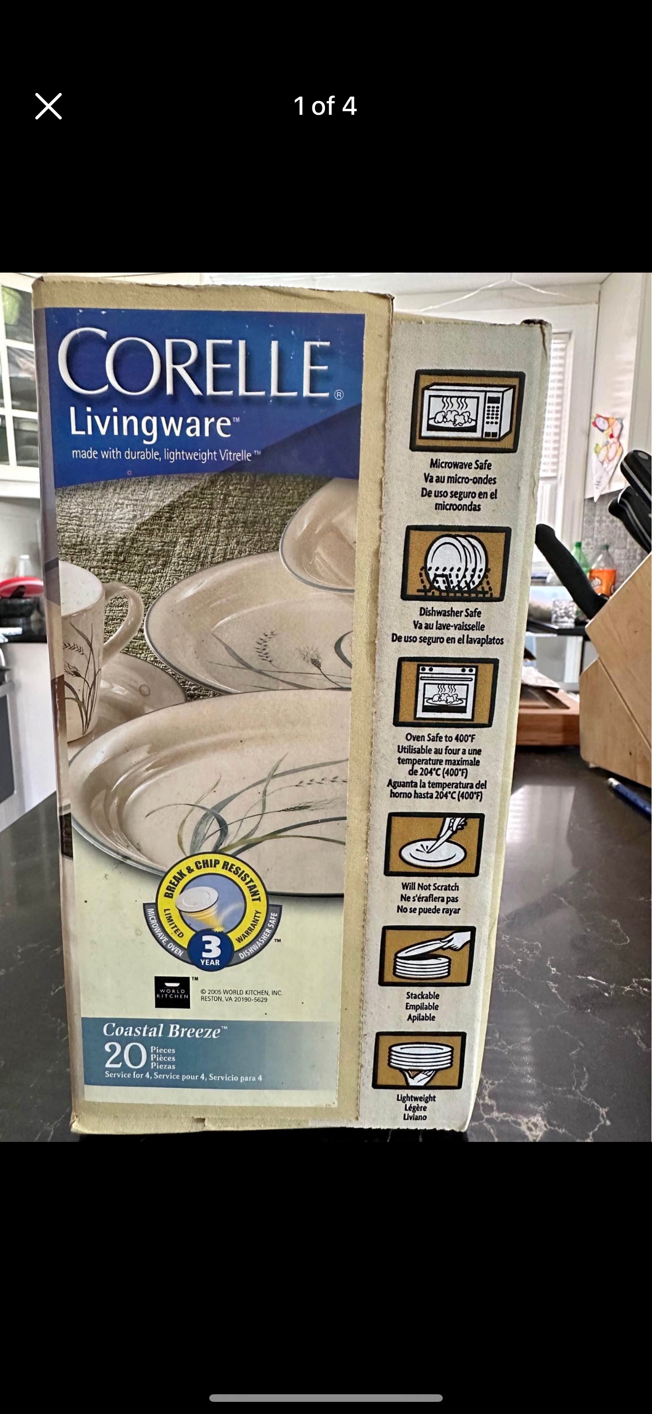 Brand new corell vintage 20 pc thumbnail
