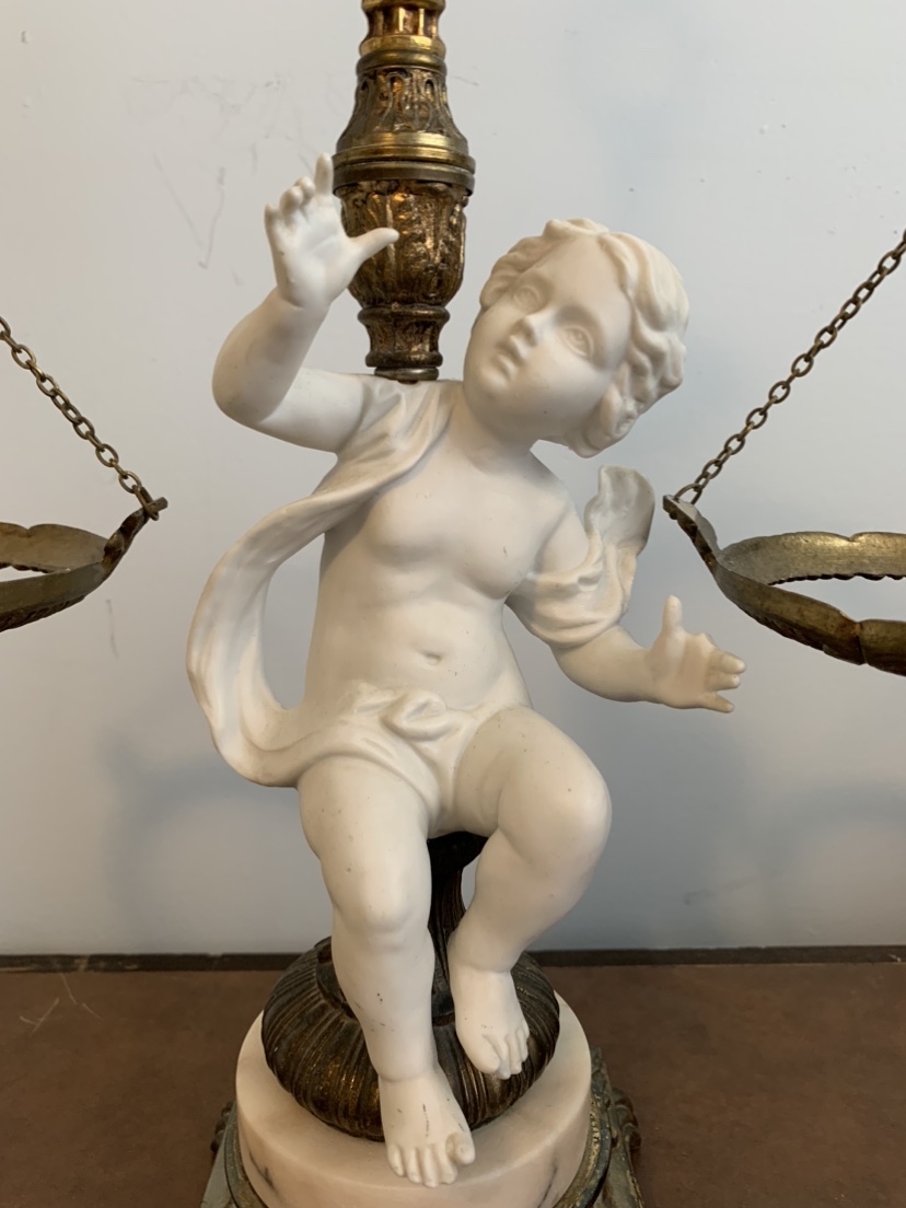 Antique balance angel image indicator(2)