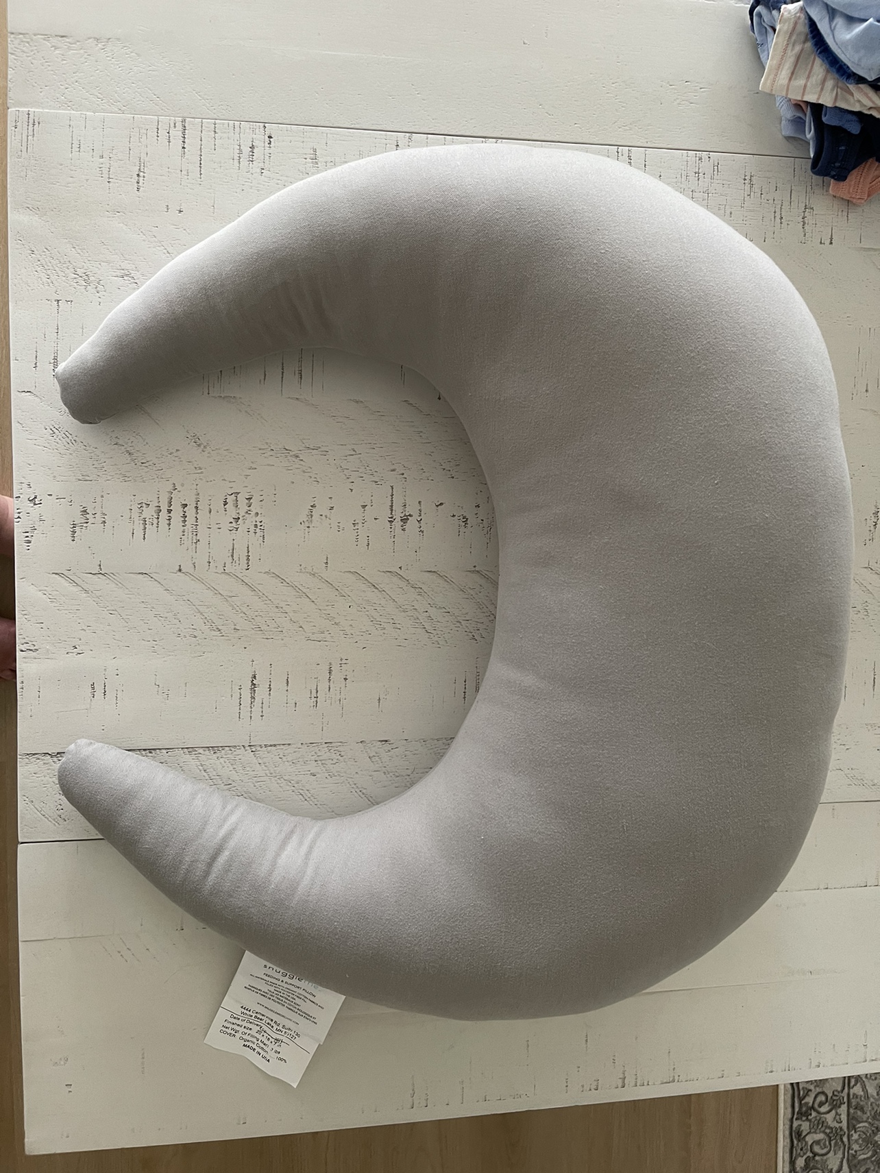 snuggle me feeding pillow - grey