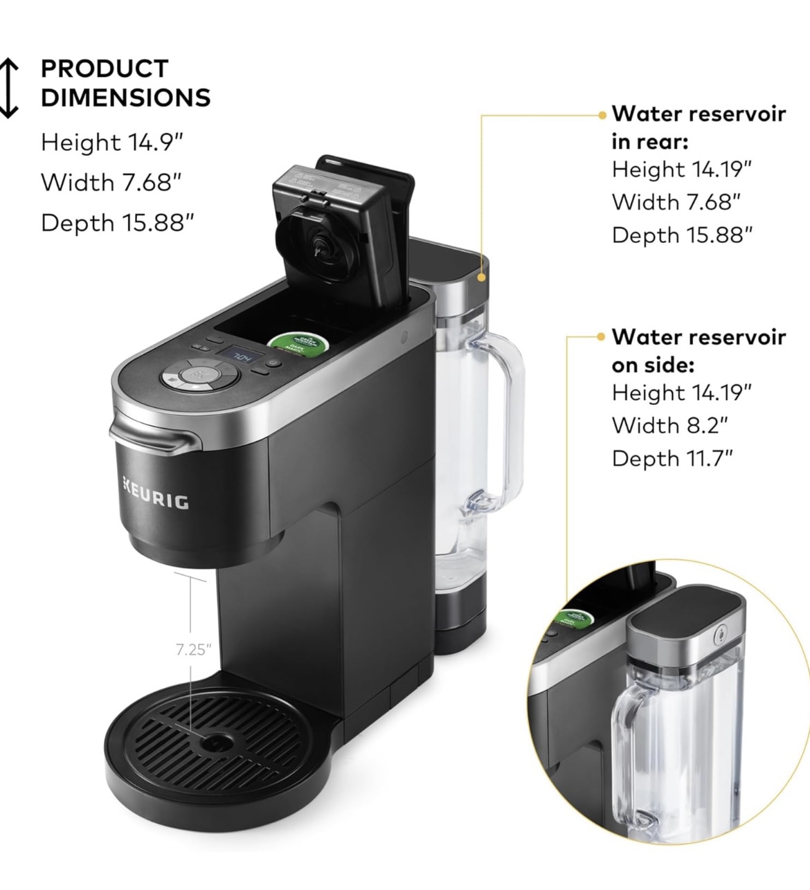 Keurig® K-Duo Plus™ Single Serve & Carafe Coffee Maker - photo 5