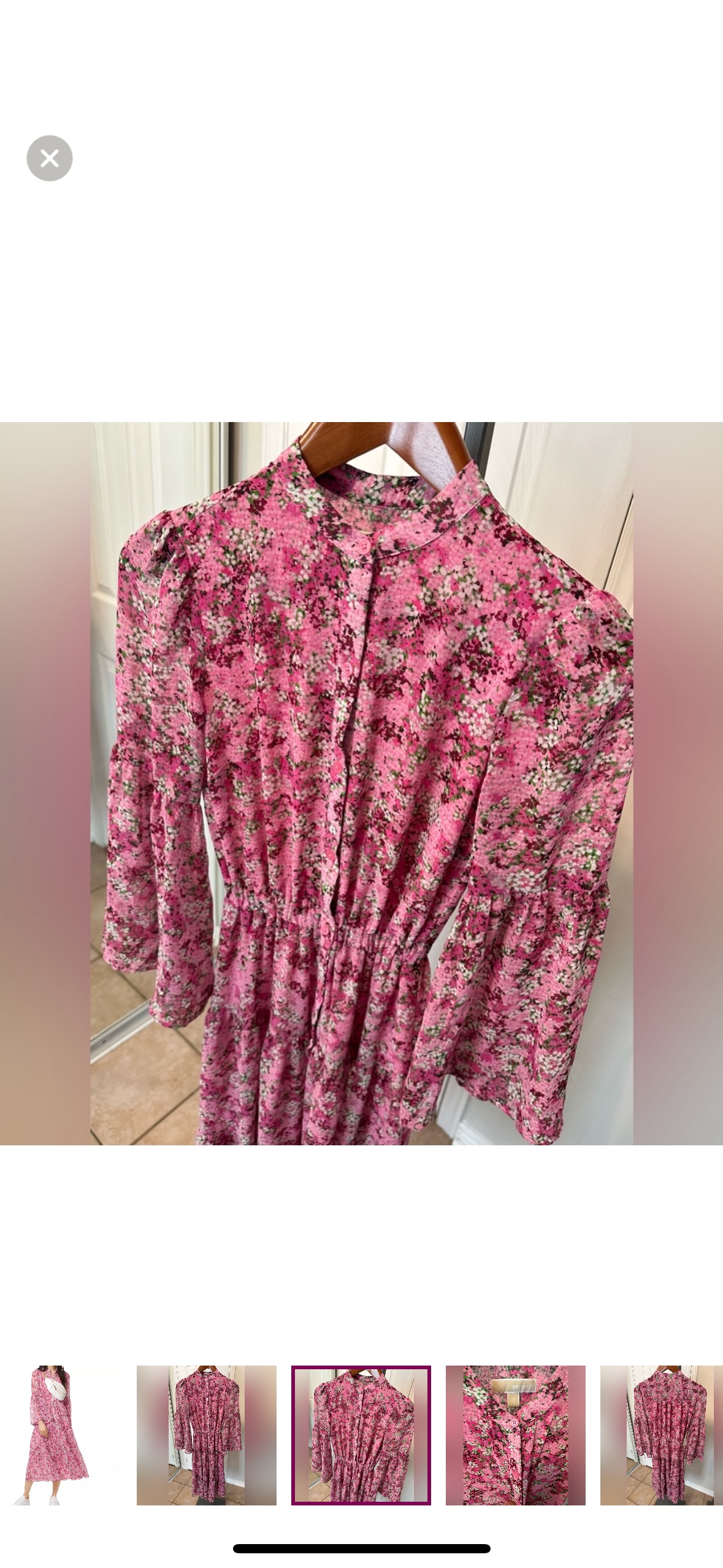 MICHAEL Michael Kors Enchanted Bloom Midi Dress size 00 - photo 3