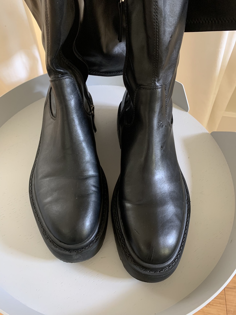 women’s over the knee lug sole boot - photo 2