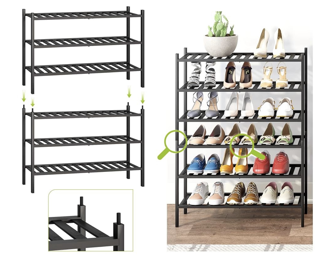 Stackable Shoe Rack - photo 3