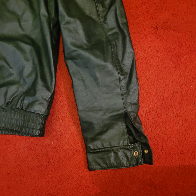 vintage leather jacket size. 38 lightweight women's small image indicator(4)