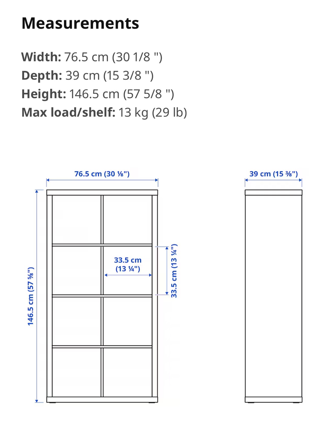 IKEA KALLAX with door/drawer inserts image indicator(5)