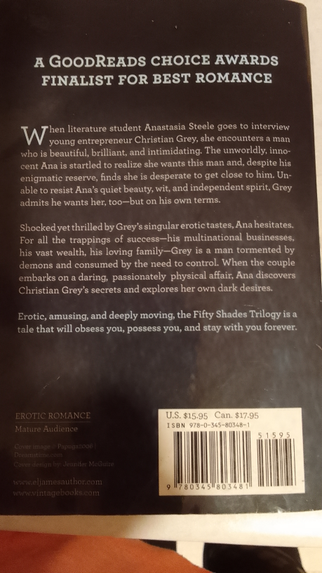 E L JAMES. Fifty Shades series novels - photo 4