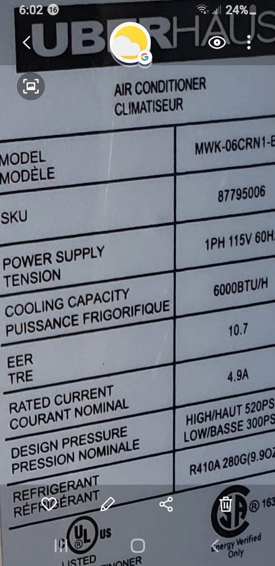 Uberhaus Air conditioner - photo 2