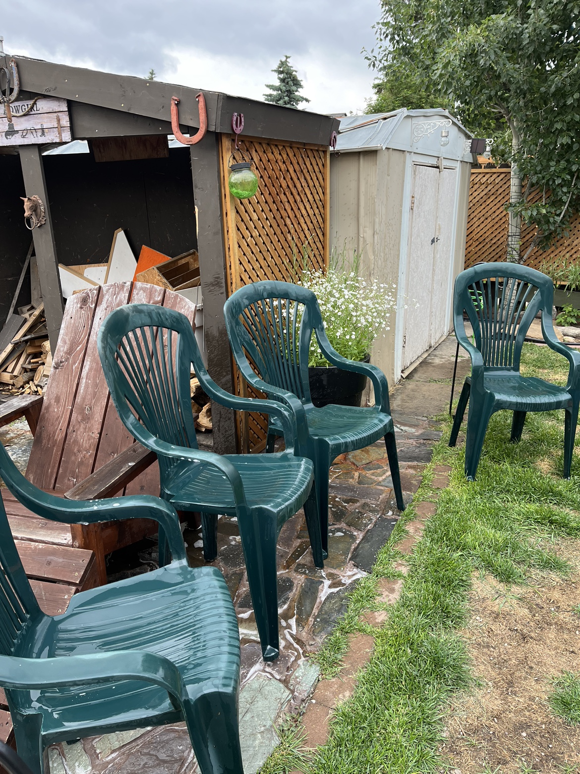 Stackable Plastic Outdoor Chairs