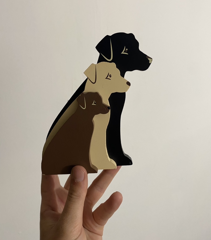 Retro Labrador Dogs Decor thumbnail