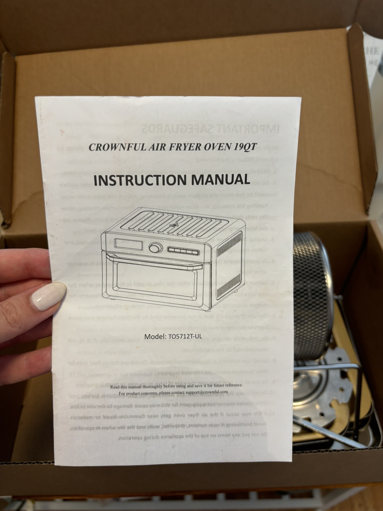 CROWNFUL 10-in-1 Air Fryer #freecycle - photo 4