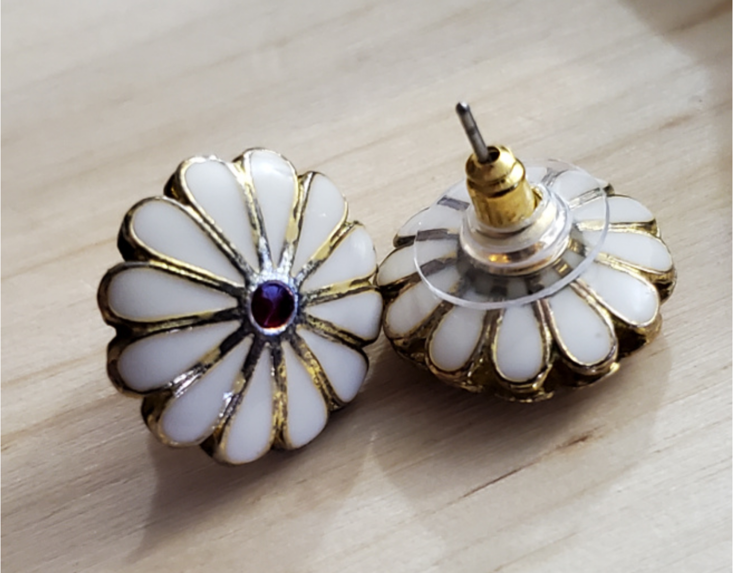 Daisy Flower Ring and Earrings Set image indicator(3)